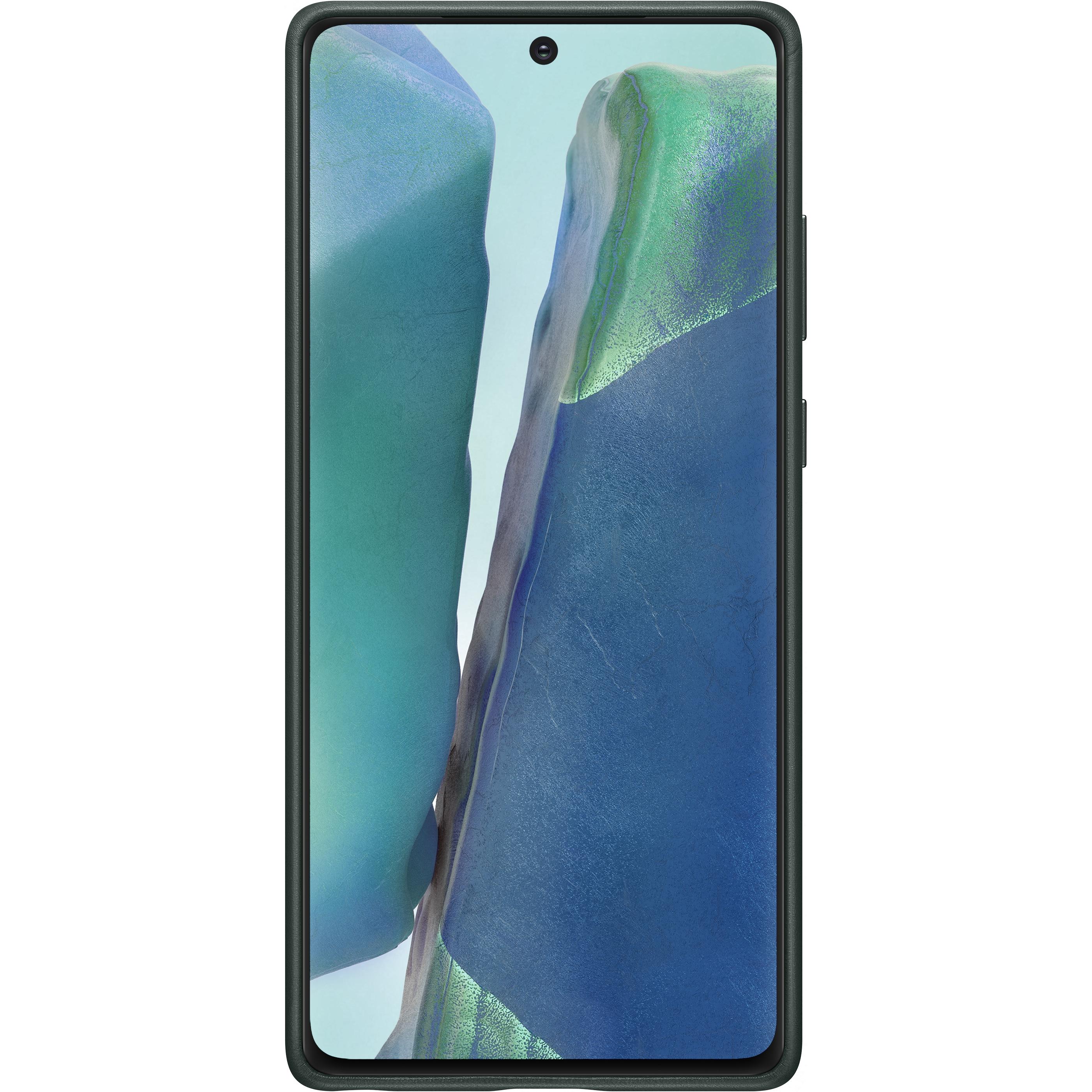 Thumbnail - Samsung Leather Cover (Samsung Galaxy Note 20), Smartphone Hülle, Grün