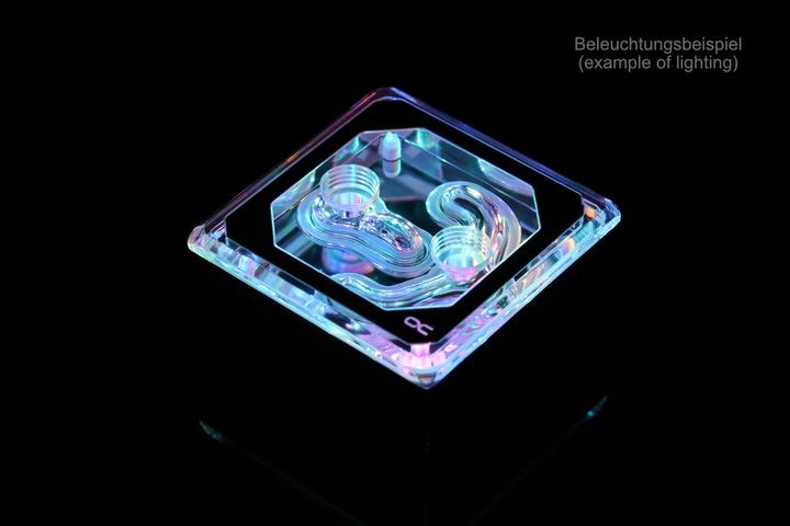 Image du produit Alphacool Ice Block XPX Aurora Edge CPU - Plexi Chrome Digital RGB