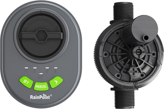 Image du produit RainPoint 4-zone sprinkler controller with app, Bluetooth (Ordinateur d'irrigation)
