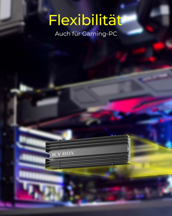 Productafbeelding Icy Box Koellichaam IcyBox M.2 SSD koellichaam voor PlayStation 5