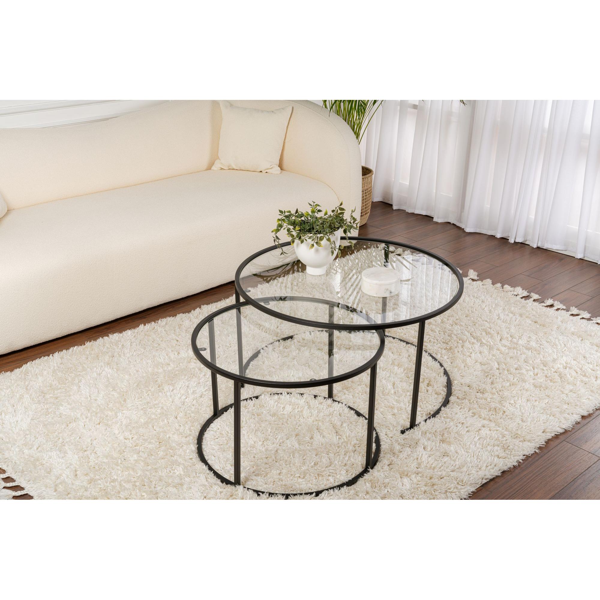Thumbnail - Skye Decor, Couchtisch + Beistelltisch, Aurum Coffee Table Set (80 x 43 x 80 cm)