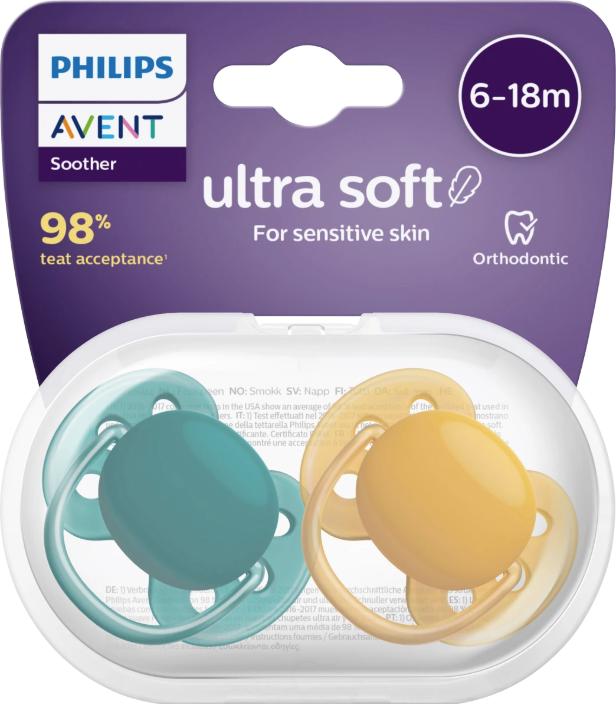 Produktbild Philips Avent Ultra soft (2x, 6 - 18 Monate)