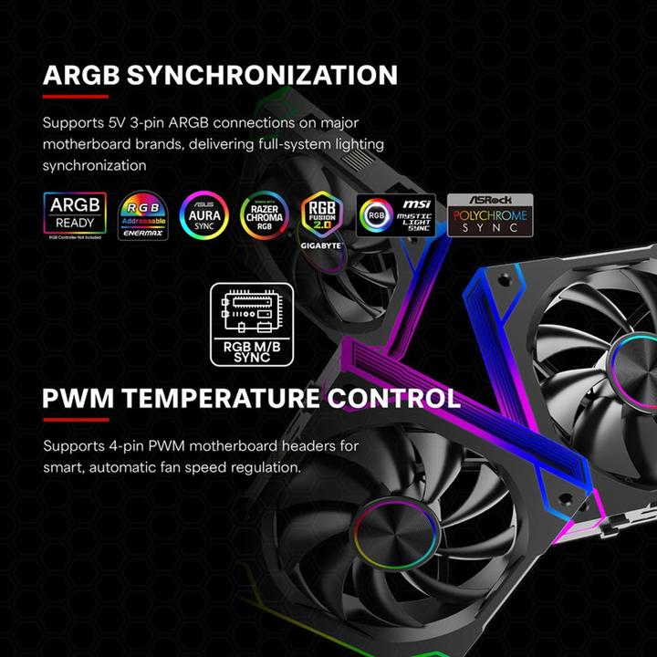 Image du produit Xilence Lüfter Daisy-Chain-ARGB 125x360x25mm (120 mm, 3x)
