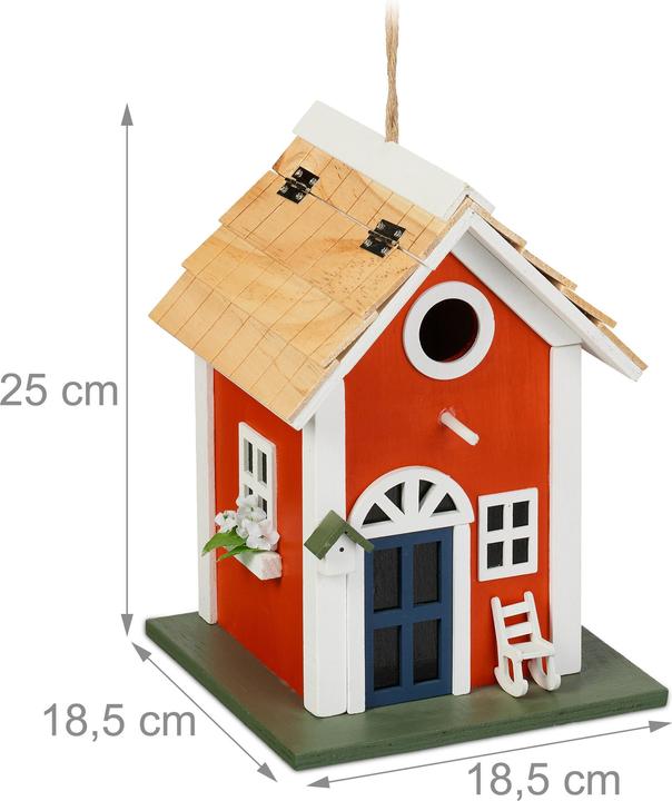 Produktbild Relaxdays Dekovogelhaus