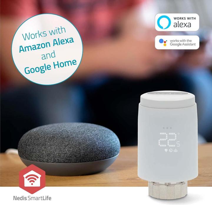 Actual product image Nedis SmartLife radiator control | Zigbee 3.0 | Battery-operated | LED | Android™ / IOS