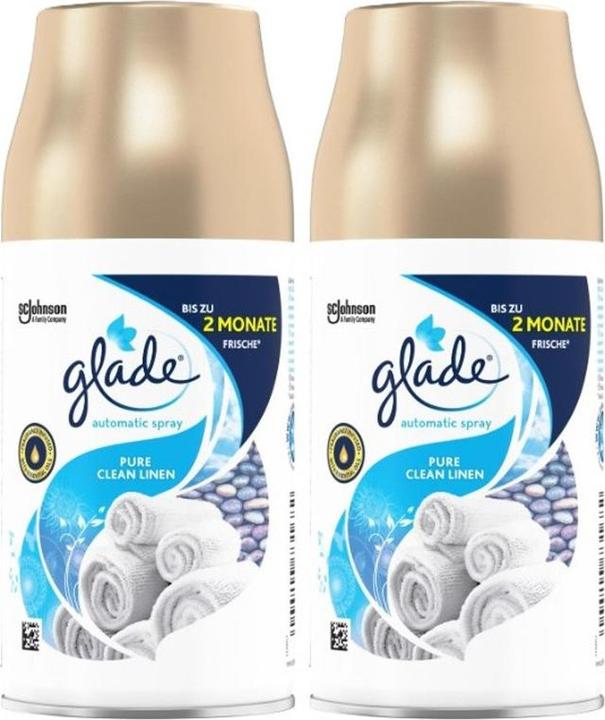 Glade Automatikspray Nachfüller Pure Clean Linen 2x269 ml