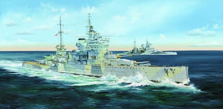 Actual product image Trumpeter Battleship HMS Queen Elizabeth