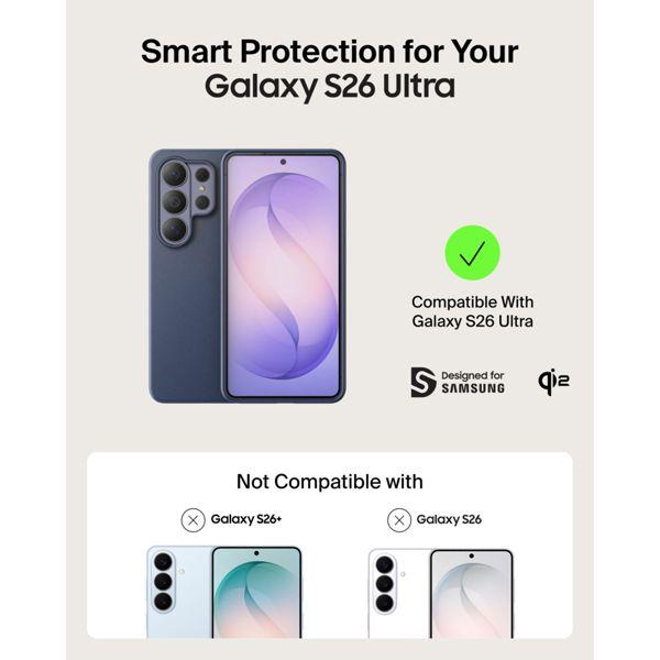 Actual product image Belkin SheerForce Protect S26 Ul Schutzhülle dunkelbl. MSB017hqNY (Samsung Galaxy S26 Ultra)