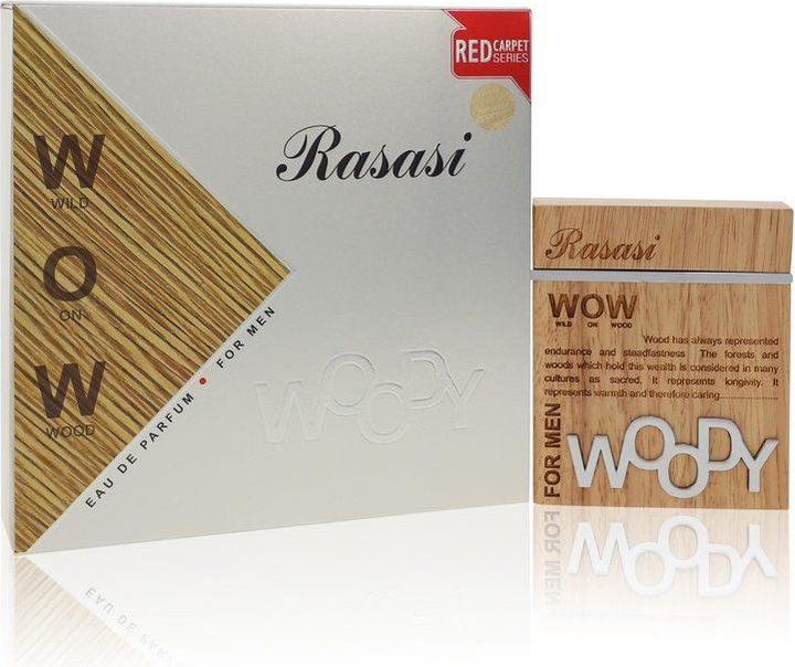 Actual product image Rasasi Woody by Eau de Parfum Spray 60 ml (Eau de parfum, 60 ml)