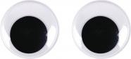 Rayher Plastic wiggle eyes for gluing, 40mm ø, 6 pieces