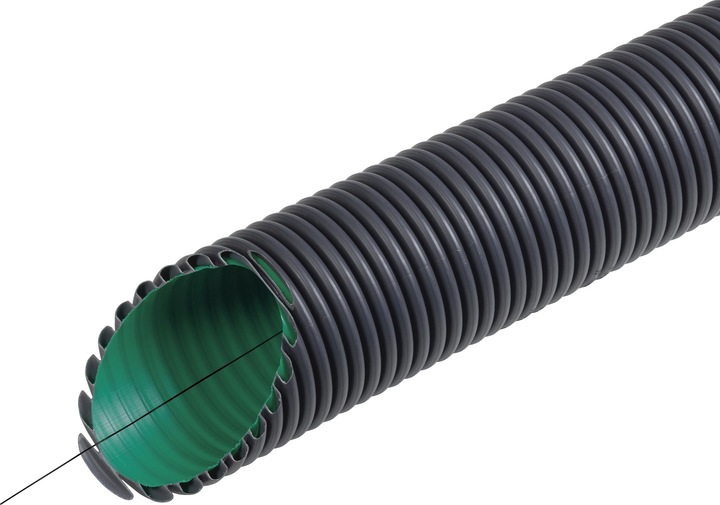 Produktbild Fränkische Rohrwerke FRA Kabuflex R plus 40 Kabuflex R plus 40 flexibel in 50 m Ringen mit Einzugssch (5000 cm)