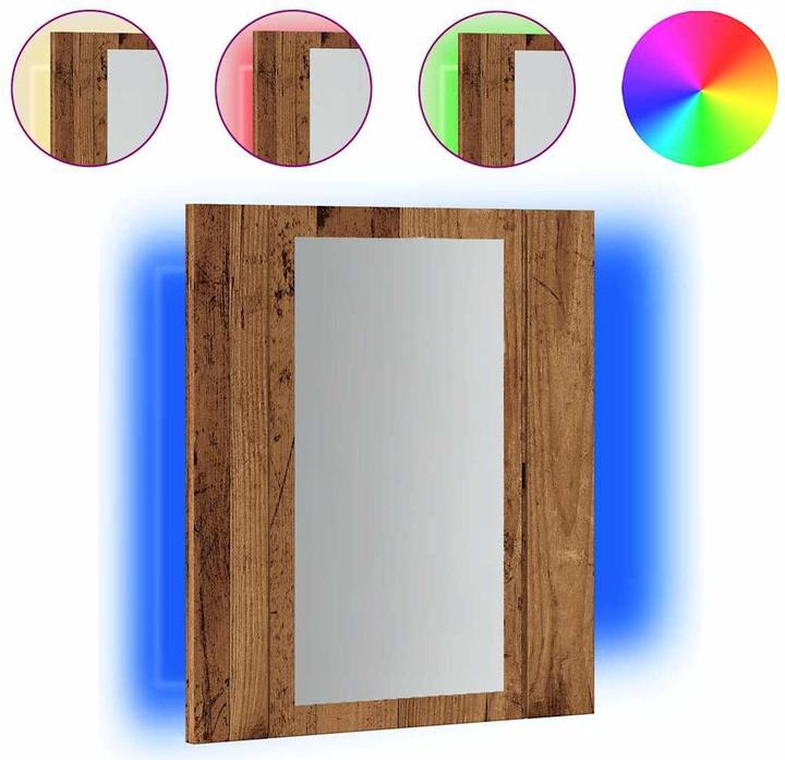 Produktbild vidaXL LED Spiegelschrank (40 x 12 x 45 cm)