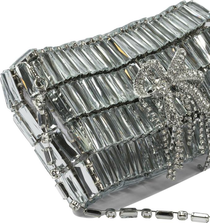 Produktbild Self-Portrait Mini crossbody bag with crystal bow