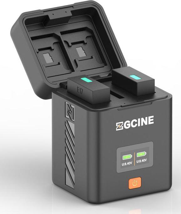 Actual product image ZGCine Charging Case For LP-E17 Battery (Camera battery charger)