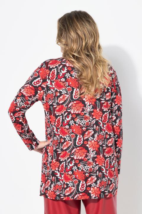 Immagine prodotto Miamoda T-Shirt, A-Linie, florales Muster, Langarm (42)