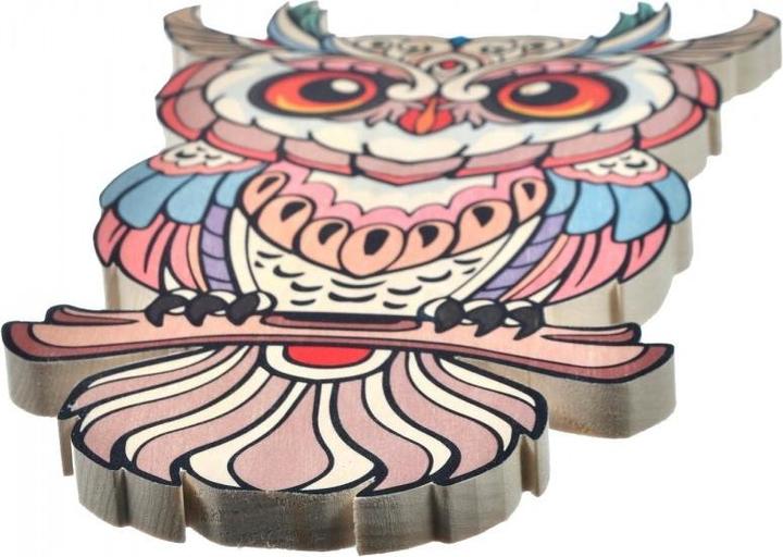 Image du produit Holzecke Tableau en bois Hibou Décoration murale