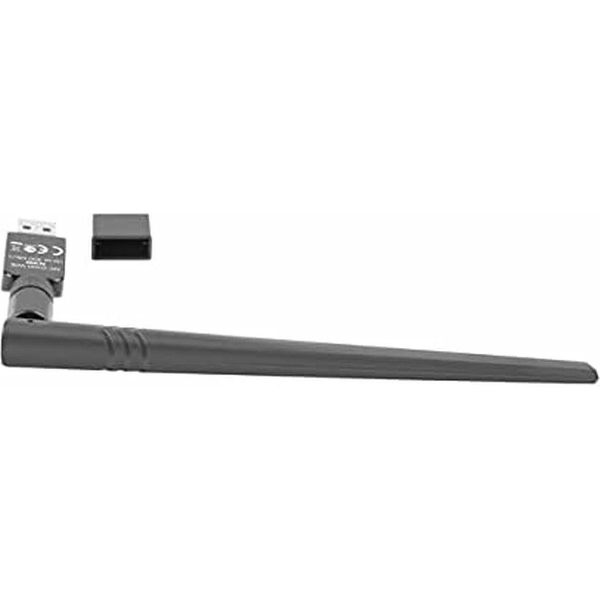 Lanberg Nero Nc-0300-Wie Scheda Di Rete Ethernet / Wlan (Usb, Usb 2.0), Adattatore Di Rete,