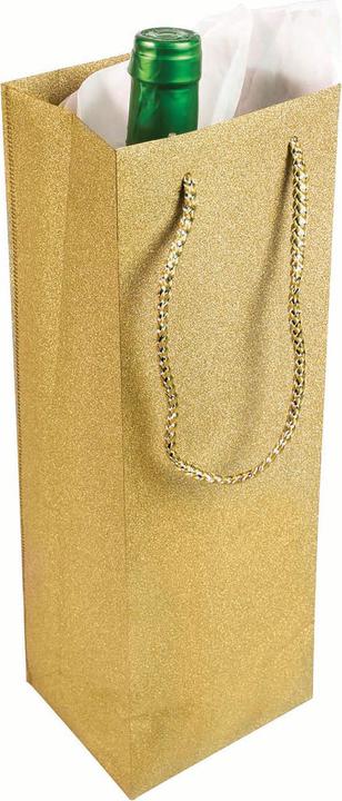 Produktbild Bristol Novelty Glitter Wein Geschenktasche (Flaschentasche, 1 x)