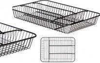 Image du produit Kinvara range-couverts en métal 4 compartiments noir