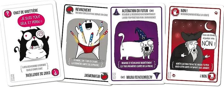 Produktbild Asmodée Tischspiel Asmodee Exploding Kittens: Festive Edition (Französisch, 2 - 8 Spieler)