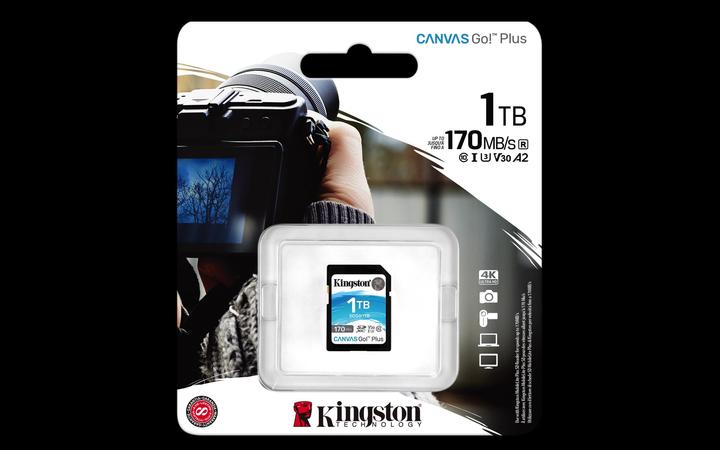 Productafbeelding Kingston Canvas Go! Plus (1000 GB, SDXC, U3, UHS-I)