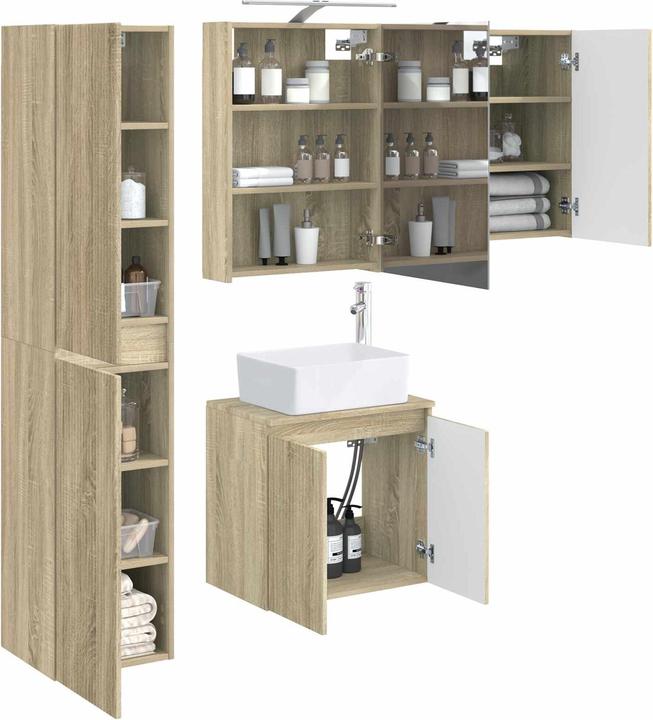 Produktbild vidaXL Badezimmerschrank-Set
