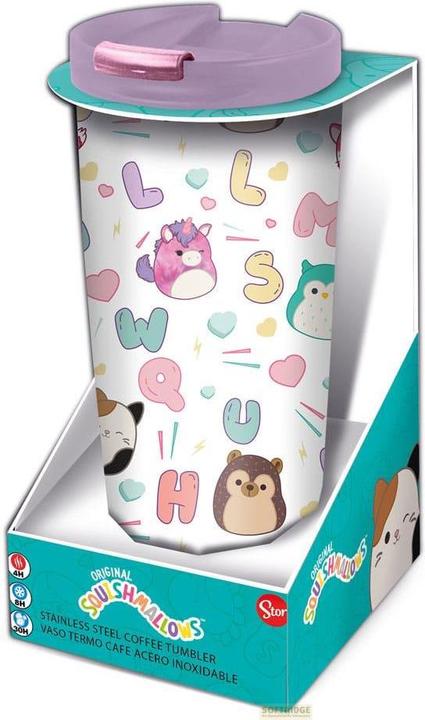 Actual product image Stor Squishmallows stainless steel drinking mug Character