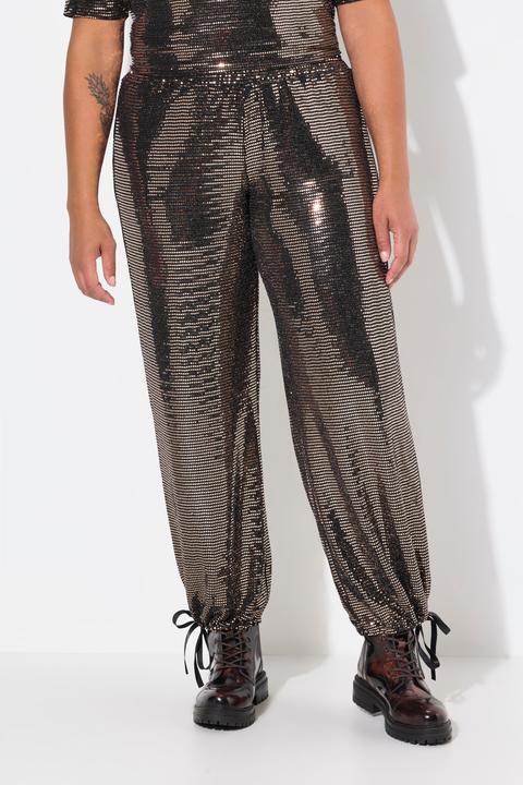 Produktbild Angel of Style Hose, gerades Bein, Paillettenoptik, Elastikbund (44)
