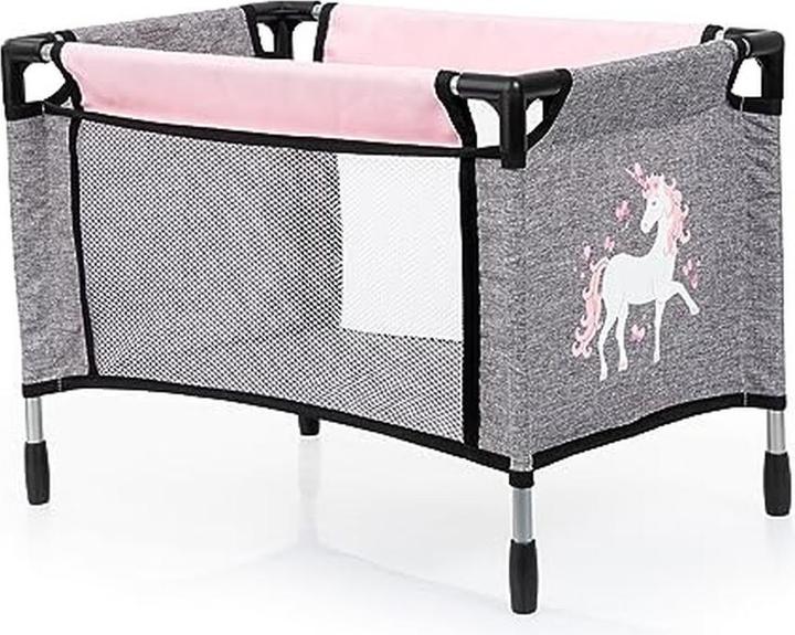 Image du produit Bayer Dolls Pram Playset - Rose / Gris (18333AC)