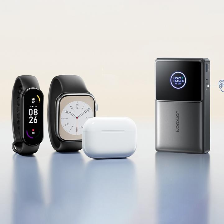 Image du produit Joyroom 22.5W Powerbank 10000mAh Fast Charging with built-in Retractable Cable (10000 mAh, 22.50 W, 38.50 Wh)