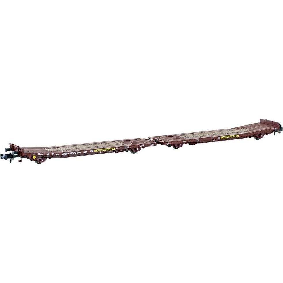 Hobbytrain Doppelflachwagen TWA 800A Laadks DB/TWA Ep.V (Spur N)