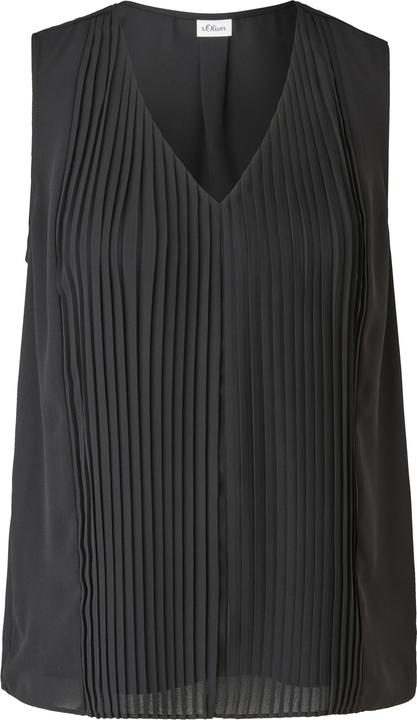 Immagine prodotto s.Oliver Bluse Blusentop mit Plisséefalten (34)
