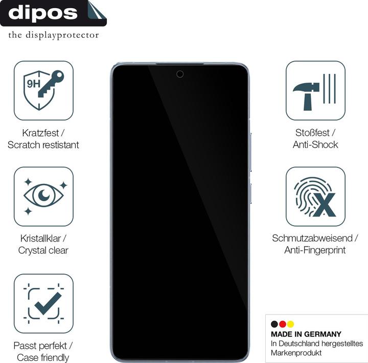 Produktbild Dipos Anti-Shock Displayschutz 9H (1 Stück, Xiaomi 14T)