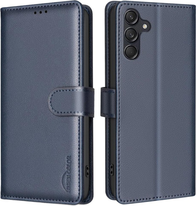 Binfen Color Galaxy A56 - BINFEN Leder Etui Hülle mit RFID Blocker (Samsung Galaxy A56)