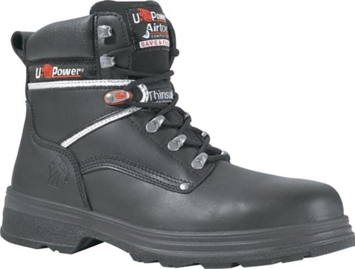 Actual product image U-Power Safety boot Performance Size 43 black S3 SRC CI EN ISO 20345 smooth leather (S3, 43)