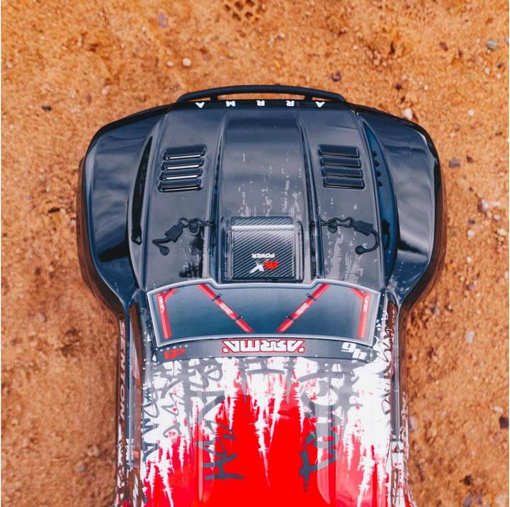 Image du produit Arrma Short Course Truck Senton BLX3S 4WD, Rot 1:10, ARTR (RTR Prêt à fonctionner)