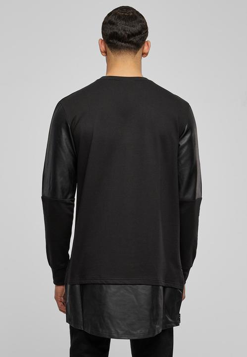 Immagine prodotto Urban Classics Girocollo lungo con zip in pelle sintetica (M)