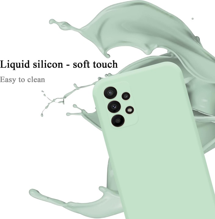 Actual product image Cadorabo TPU Liquid Silicone Case Cover for Samsung Galaxy A23 4G / 5G (Samsung Galaxy A23, Samsung Galaxy A23 5G)