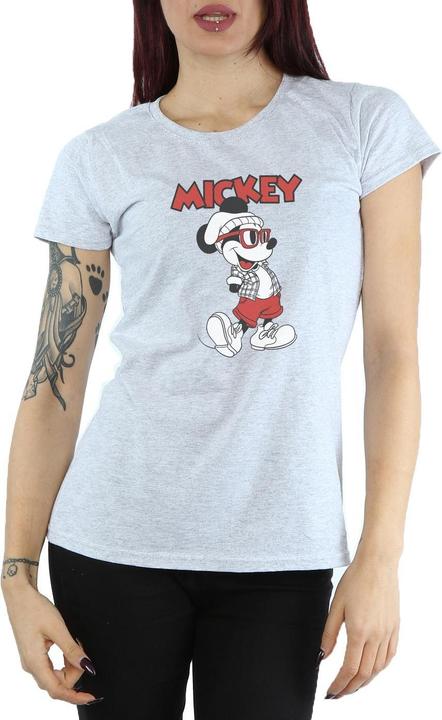 Actual product image Disney Womens/Ladies Mickey Mouse Hipster Cotton T-Shirt (S)