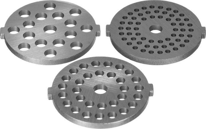 Produktbild MPM MMM-05 Elektrischer Fleischwolf, 3 Lochscheiben 3mm, 5mm, 7mm, Würstchen Füllen, Rücklauffunkti