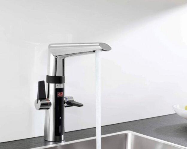 Produktbild Hansa HANSAFIT Hybrid Küchenarmatur, Hybrid/Steckernetzteil, chrom