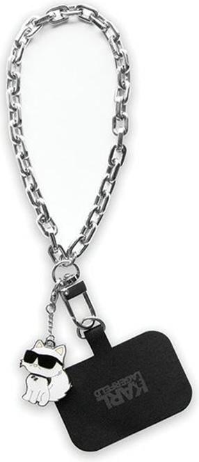 Karl Lagerfeld KLUCHCSKPK Universal Universal Hand Strap Choupette srebrny/silver
