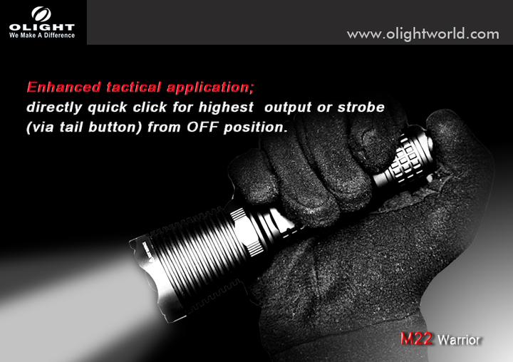 Produktbild Olight M22 Warrior (14.40 cm, 950 lm)