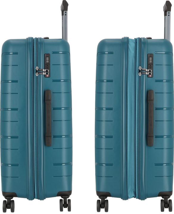 Actual product image Polestream Strz by Asteroid 4 Rollen Trolley L 74 cm mit Dehnfalte (92 l)