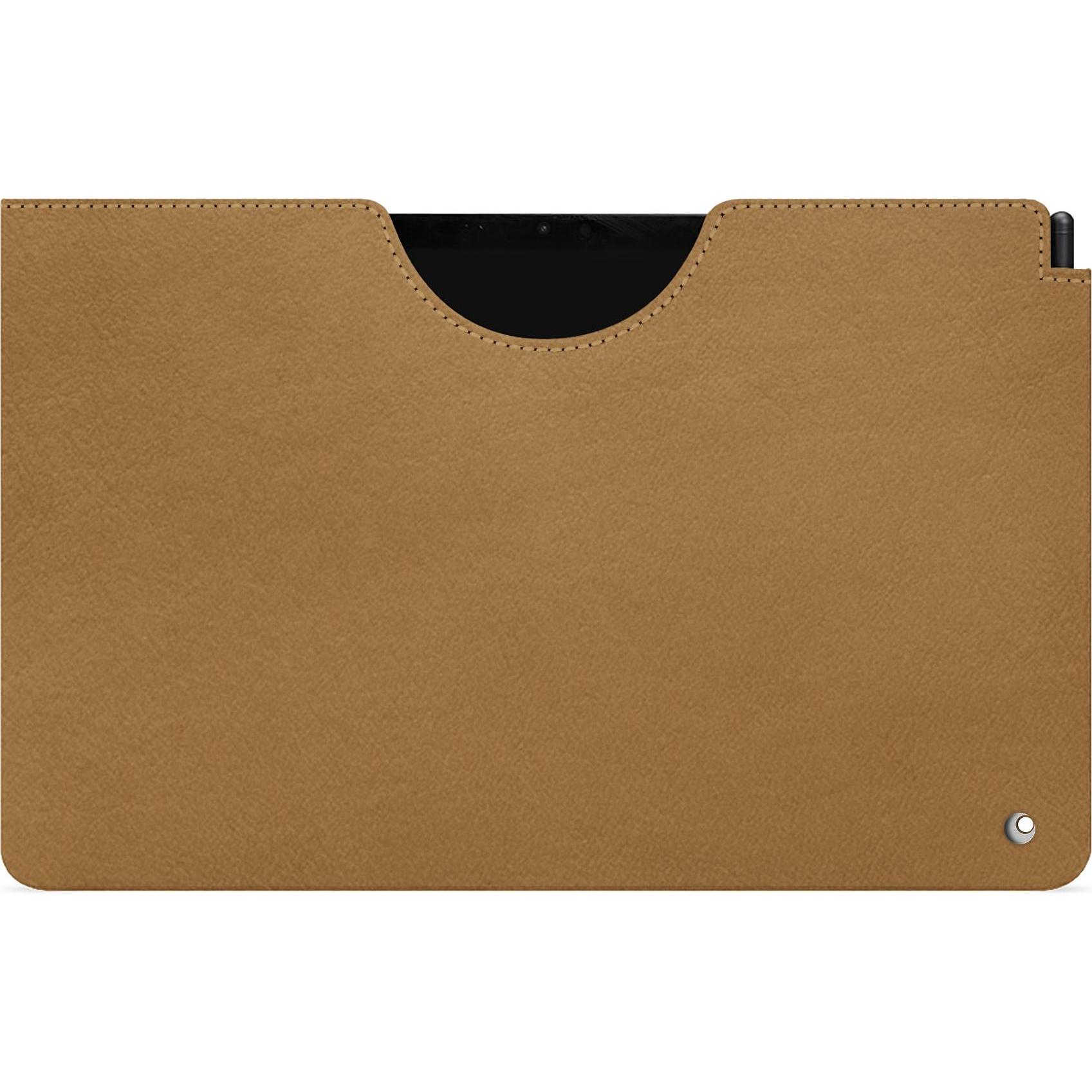 Noreve Lederschutzhülle (Galaxy Tab S9+), Tablet Hülle, Braun
