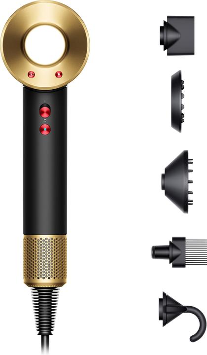 Actual product image Dyson Supersonic hairdryer Onyx Gold