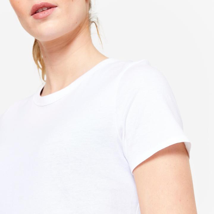 Produktbild Domyos Kurzarmshirt Damen Regular Fit Baumwolle (M)