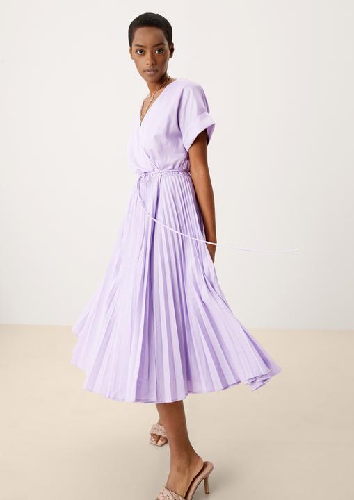 Image du produit s.Oliver Kleid Wickelkleid mit Plisseerock (40)