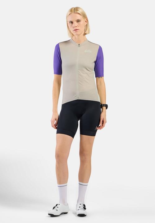 Image du produit Odlo Women's Essential Heritage Print Shirt S/S FZ (L)