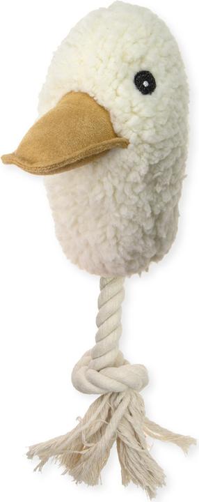 Karlie Plüschspielzeug Ente mit Spielseil (Cane di peluche)